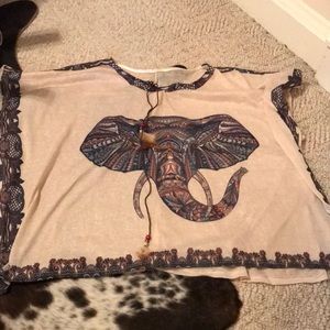 Elephant 🐘 Poncho like new